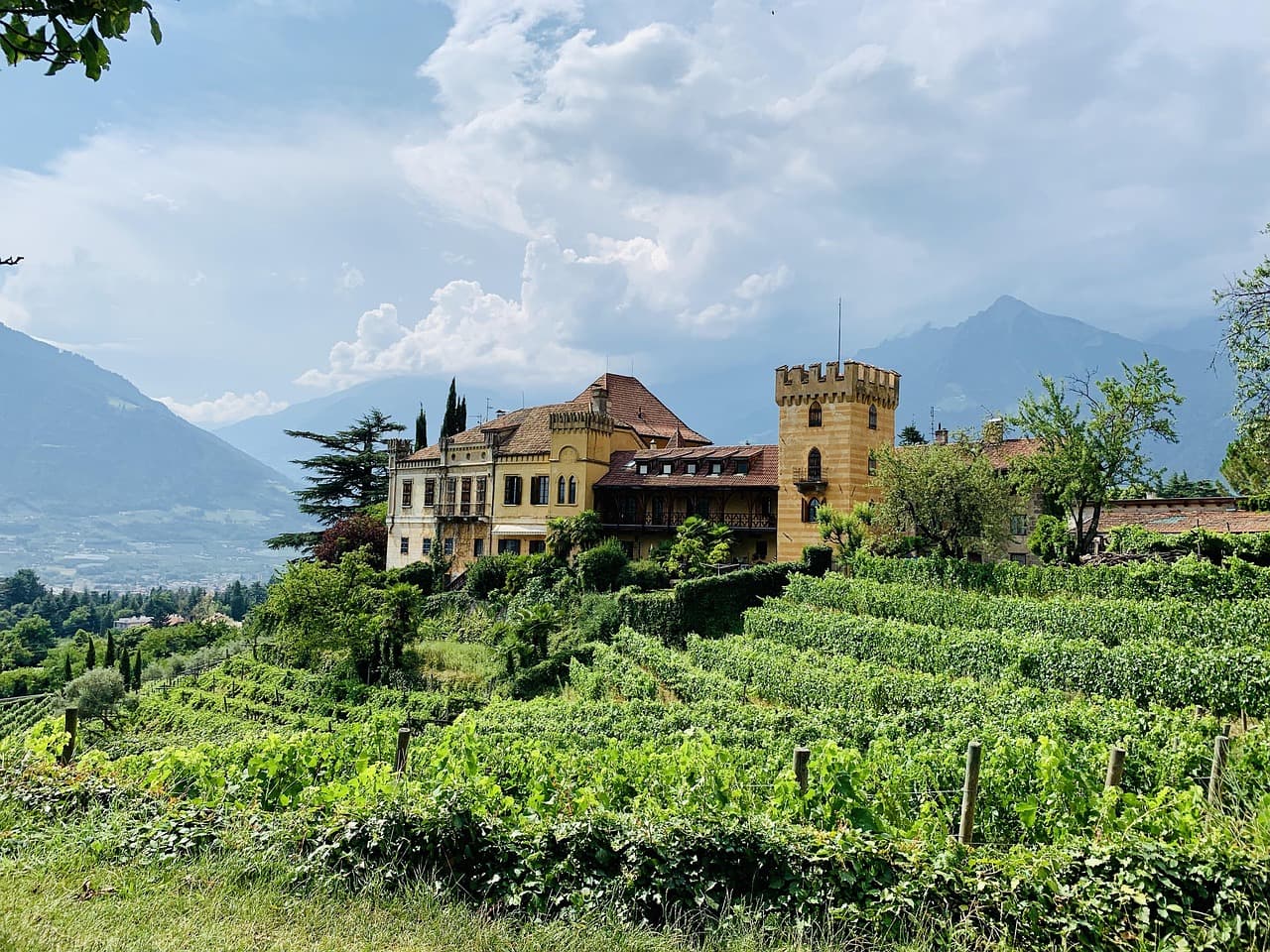 With the convertible to South Tyrol's culinary highlights