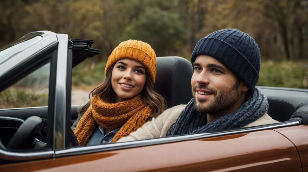 Cabriolet tours in the cold season